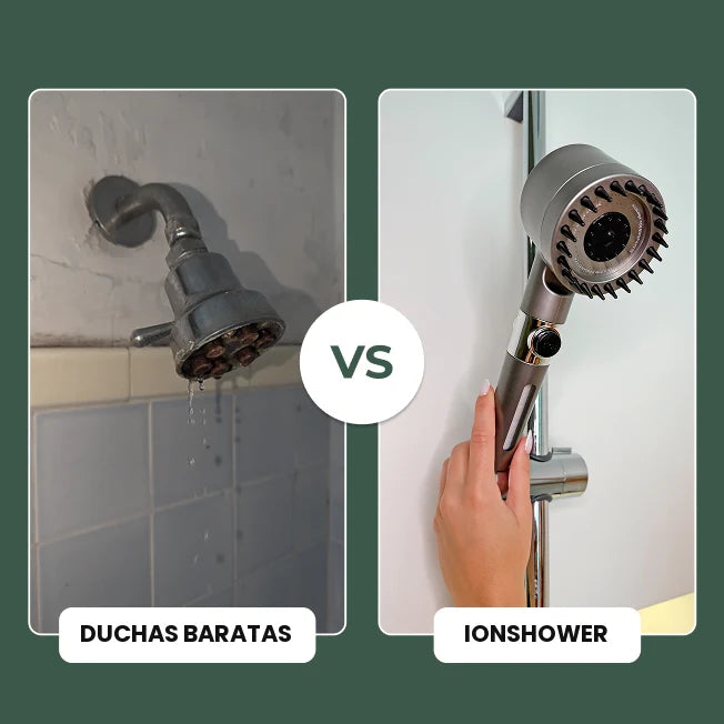 Ducha barata frente al cabezal IonShower