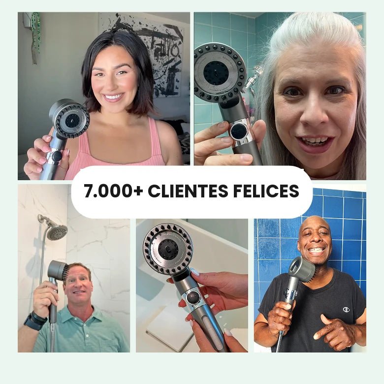 Clientes con su IonShower &mdash; m&aacute;s de 7.000 clientes felices